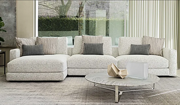 Modularsofa mit abnehmbarem Bezug Flou MyPlace Fabrik Flou aus Italien. Foto №13