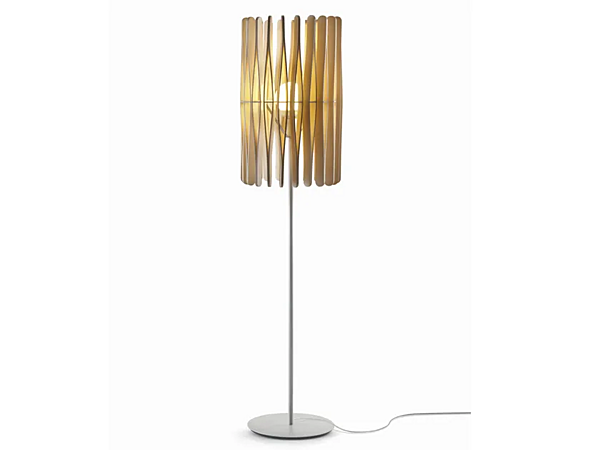 Stehlampe aus Holz Fabbian Stick Fabrik Fabbian aus Italien. Foto №1