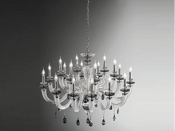 Kronleuchter mit Swarovski-Kristallen Atalia L12 6 Lux Euroluce Lampadari Fabrik EUROLUCE LAMPADARi aus Italien. Foto №1