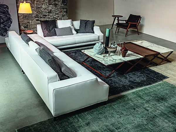 Ecksofa aus Stoff oder Leder VIBIEFFE 310 Identity Fabrik VIBIEFFE aus Italien. Foto №8