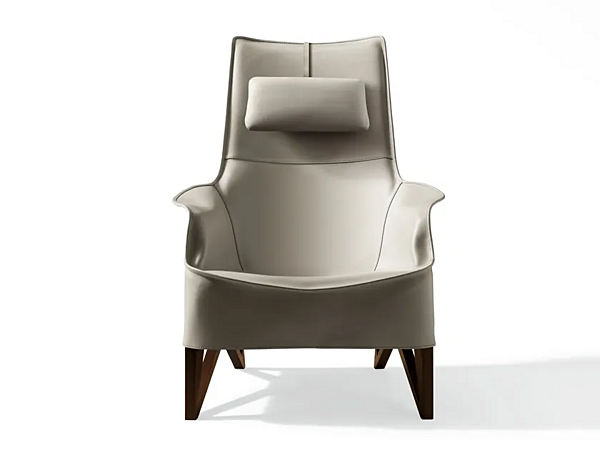 Lederarmstuhl mit Kopfstütze GIORGETTI Mobius Fabrik GIORGETTI aus Italien. Foto №1
