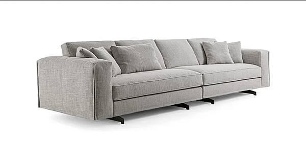 Ecksofa aus Stoff mit abnehmbarem Bezug Davis Twin Frigerio Fabrik Frigerio aus Italien. Foto №3