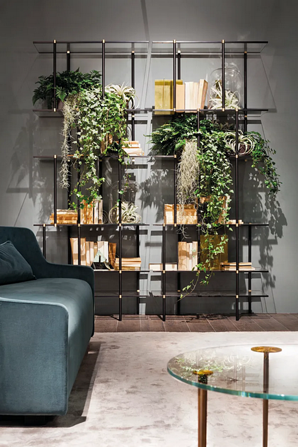 Modulares Bücherregal aus Aluminium Drizzle Gallotti&Radice Fabrik Gallotti & Radice aus Italien. Foto №3