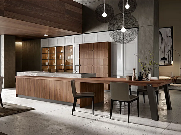 Moderne Holz-Küche Old Line Contemporary 3 0 Fabrik Oldline aus Italien. Foto №1