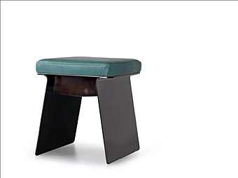 Niedriger Hocker mit integriertem Kissen Borzalino Gea EUGePOUF Niedriger Hocker mit integriertem Kissen Borzalino Gea EUGePOUF Fabrik Borzalino aus Italien