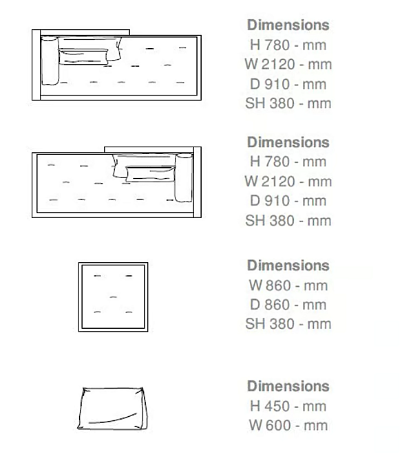 Modularer Stoffsofa mit Rückenlehne Nomade 2 LIGNE ROSET Fabrik LIGNE ROSET aus Italien. Foto №3