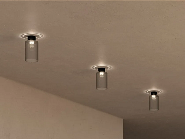 LED-Außen-Deckenlampe aus Glas Spillray Plus AXOLIGHT Fabrik Axolight aus Italien. Foto №2