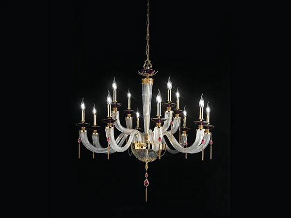 Kronleuchter mit Swarovski-Kristallen Julienne L8 4 Euroluce Lampadari Fabrik EUROLUCE LAMPADARi aus Italien. Foto №1