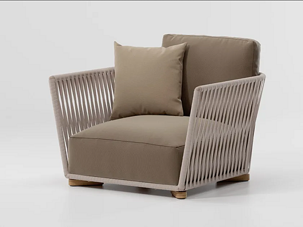 Gartenarmchair mit Armlehnen aus Aluminium KETTAL Grand Bitta KS7003000 Fabrik KETTAL aus Italien. Foto №1