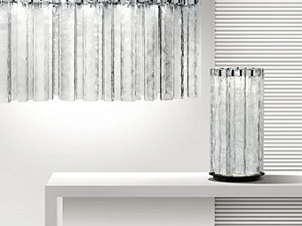 Glas Tischlampe Swords GIORGETTI GA335G