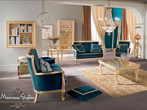 Dreisitzer Stoffsofa Modenese Luxury Interiors 13425 Fabrik MODENESE GASTONE aus Italien. Foto №3