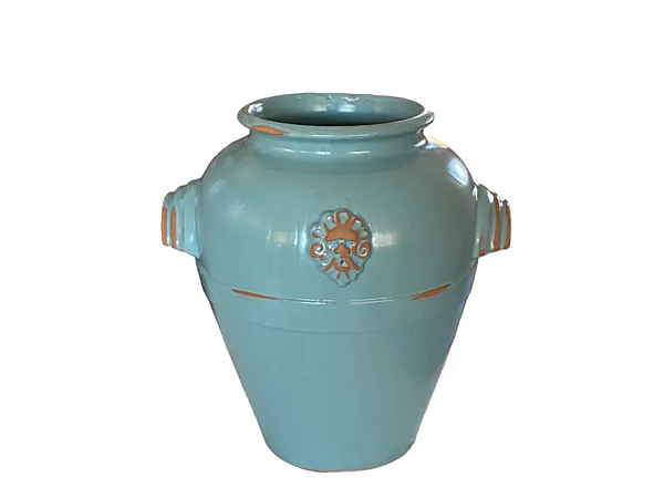 Handgefertigte Keramikvase Arcaica L_Antica Deruta AC/1026/40/AZU, AC/1026/40/B, AC/1026/40/BLU Fabrik L'Antica Deruta aus Italien. Foto №1