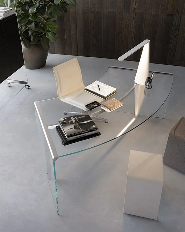 Kristall Bürotisch Präsident Senior Junior Gallotti Radice Fabrik Gallotti & Radice aus Italien. Foto №5