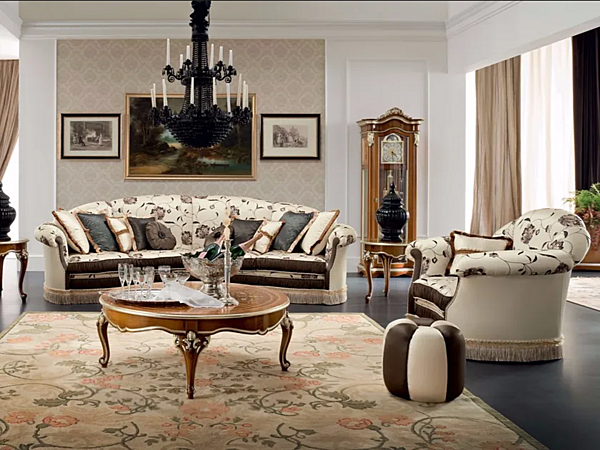 Pendeluhr aus Holz Modenese Luxury Interiors 13608 Fabrik MODENESE GASTONE aus Italien. Foto №4