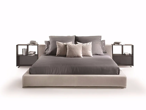 Doppelbett mit abnehmbarem Bezug Stoff FLEXFORM Groundpiece Fabrik FLEXFORM aus Italien. Foto №1