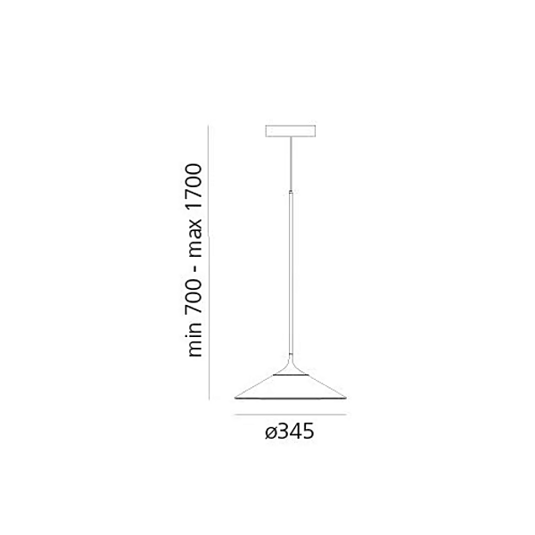 Pendelleuchte aus Methacrylat LED Orsa Artemide Fabrik Artemide aus Italien. Foto №12