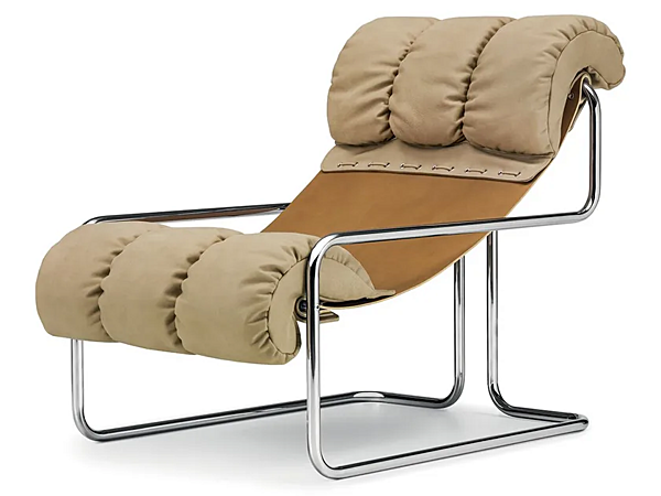 Lederarmchair mit Armlehnen I 4 Mariani Tucroma Fabrik i 4 Mariani aus Italien. Foto №12