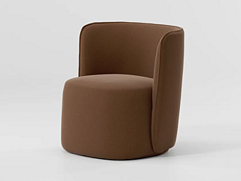 Drehbares Stoffarmchair Sofa O KETTAL A220093200 Drehbares Stoffarmchair Sofa O KETTAL A220093200 Fabrik KETTAL aus Italien