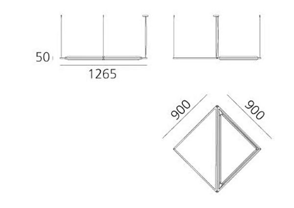 Akustische Pendelleuchte aus recyceltem PET Flexia Artemide CC10300, CC10000, CC10400 Fabrik Artemide aus Italien. Foto №37