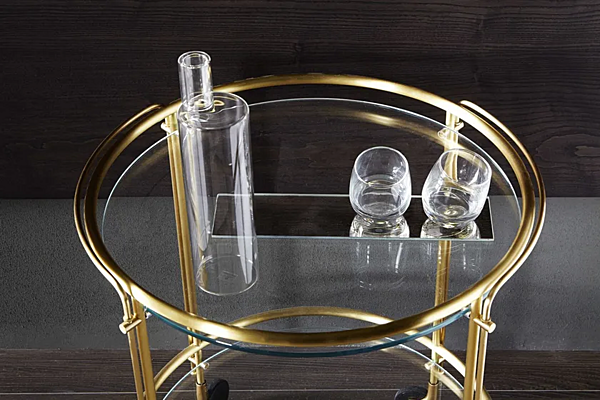 Aluminium Servierwagen Riki Gallotti Radice Fabrik Gallotti & Radice aus Italien. Foto №4