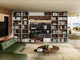 Sektionales Bücherregal 30mm LAGO 1211 Fabrik LAGO aus Italien