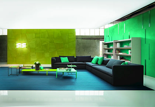 Modularer Stoffsofa mit abnehmbarem Bezug PAOLA LENTI WALD Fabrik PAOLA LENTI aus Italien. Foto №5