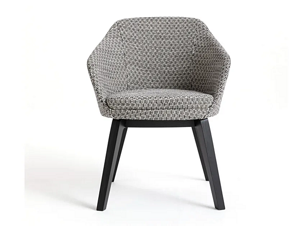 Stoffstuhl mit Armlehnen Cappellini Marfa Fabrik Cappellini aus Italien. Foto №1