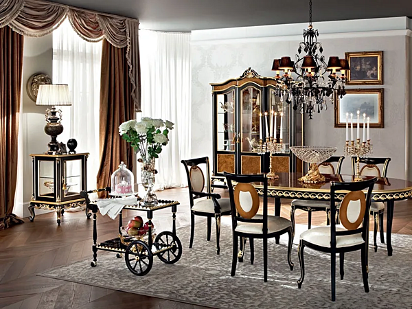 Vitrine aus Massivholz 12130 Modenese Luxury Interiors Fabrik MODENESE GASTONE aus Italien. Foto №3