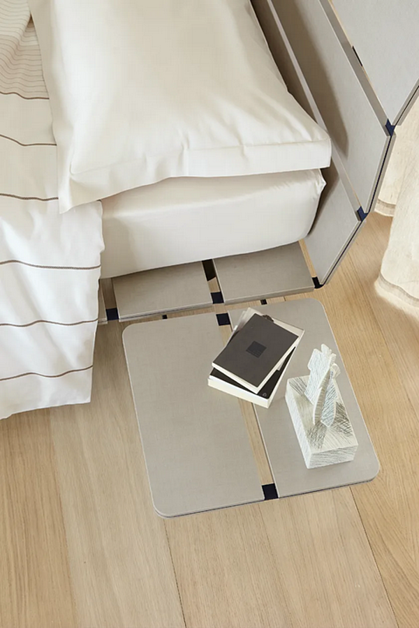 Orientalische Bett mit Rollen Tadao Flou Fabrik Flou aus Italien. Foto №3