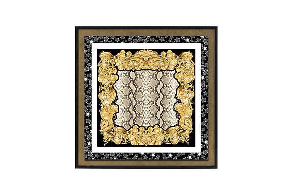 Panel, Bild ROBERTO CAVALLI ARTWORK C Fabrik ROBERTO CAVALLI aus Italien. Foto №1