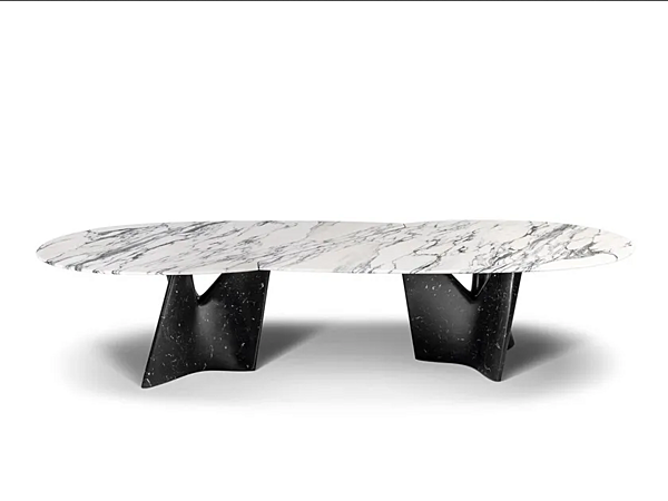 Marmortisch Esszimmer Infinitamente POLTRONA FRAU Fabrik POLTRONA FRAU aus Italien. Foto №14