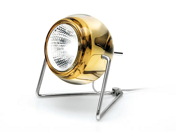 Verstellbare Tischlampe in Beluga-Farbe Fabbian Fabrik Fabbian aus Italien. Foto №3