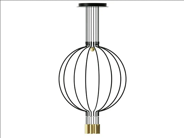 LED Pendelleuchte aus Metall AXOLIGHT Liaison Spliaix8 Fabrik Axolight aus Italien. Foto №1