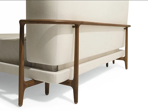 Doppelbett mit gepolstertem Kopfteil GIORGETTI Pegaso Fabrik GIORGETTI aus Italien. Foto №4