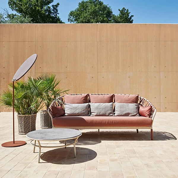 Zweisitzer Gartensofa aus Acryl mit Rückenpolster Emma Cross VARASCHIN 24840 Fabrik VARASCHIN aus Italien. Foto №4