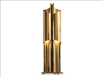 Tischlampe aus Messing BRABBU CYRUS