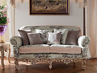 Zweisitzer Sofa aus Stoff Modenese Luxury Interiors 12422 Zweisitzer Sofa aus Stoff Modenese Luxury Interiors 12422 Fabrik MODENESE GASTONE aus Italien