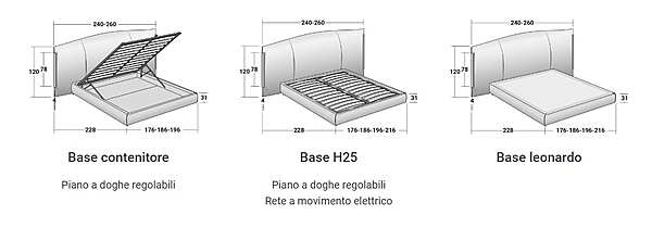 Bett Flou LMA6 Fabrik Flou aus Italien. Foto №10