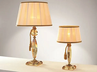 Tischlampe mit Kristallen Bloom LG1 LP1 Euroluce Lampadari