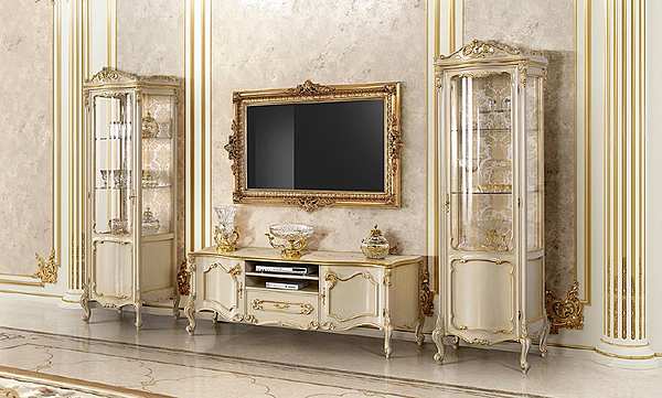 Große Komposition für TV im Wohnzimmer Modenese Gastone Fabrik MODENESE GASTONE aus Italien. Foto №1