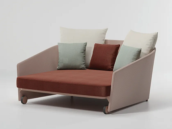Gartenbett mit Rollen aus Aluminium KETTAL Bitta Lounge Fabrik KETTAL aus Italien. Foto №2