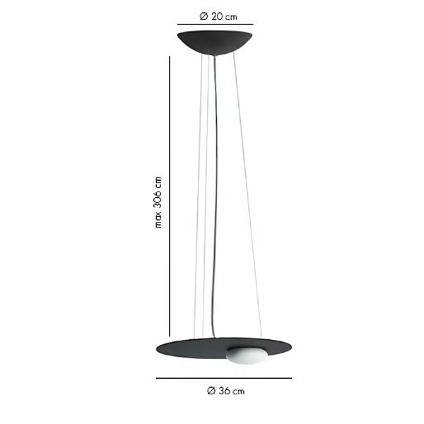 LED Pendelleuchte aus Aluminium KWIC AXOLIGHT Fabrik Axolight aus Italien. Foto №7