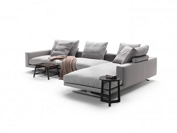 Ecksofa aus Stoff mit Chaiselongue Campiello FLEXFORM Fabrik FLEXFORM aus Italien. Foto №1