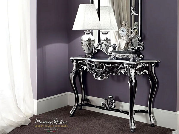 Rechteckiger Konsolentisch aus Holz Bella Vita MODENESE GASTONE 13639 Fabrik MODENESE GASTONE aus Italien. Foto №1