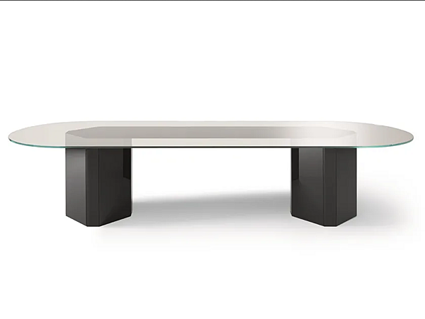 Ovaler Glastisch Akim von Gallotti&Radice Fabrik Gallotti & Radice aus Italien. Foto №1