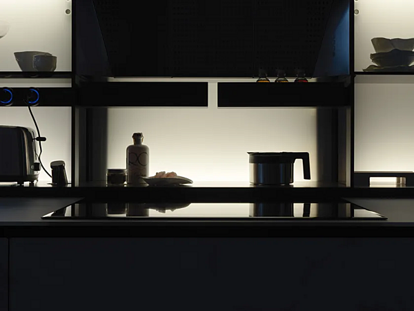 Beleuchtete Küchenrückwand aus Glas VALCUCINE V-LIGHT Fabrik VALCUCINE aus Italien. Foto №1