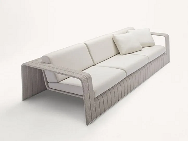 4-sitziges Gartensofa aus Stoffrahmen PAOLA LENTI Fabrik PAOLA LENTI aus Italien. Foto №1