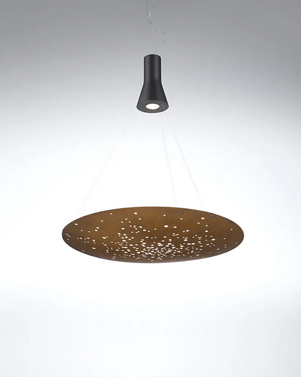 LED Pendelleuchte aus Metall Fabbian Lens F46 Fabrik Fabbian aus Italien. Foto №3