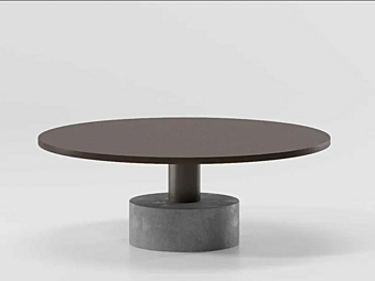 Niedriger Couchtisch aus Aluminium KETTAL Roll