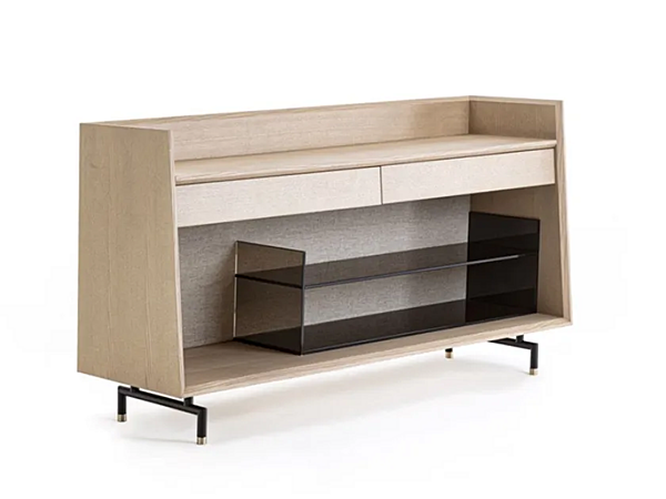 Holzfurnier Sideboard Analog Frigerio Fabrik Frigerio aus Italien. Foto №1